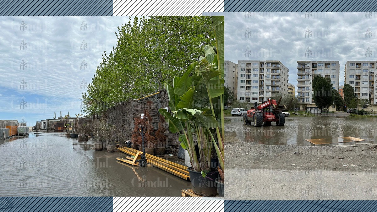 IMAGINI dezolante pentru turiștii așteptați la mare de 1 Mai. Parcările din zona cluburilor sunt inundate / Accesul către plajă se face doar cu mașina