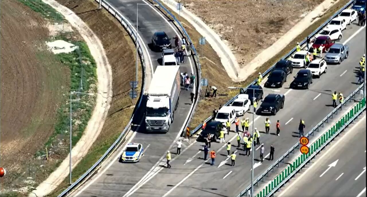 Ministrul Sorin GRINDEANU anunță: Se circulă pe încă 13 km din AUTOSTRADA de Centură a CAPITALEI A0 Sud