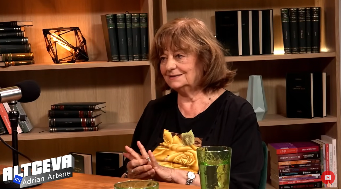 Ana Blandiana, invitată la podcastul „ALTCEVA cu Adrian Artene”: „Am făcut versuri înainte să știu să scriu. Se speriau că vorbeam singură”