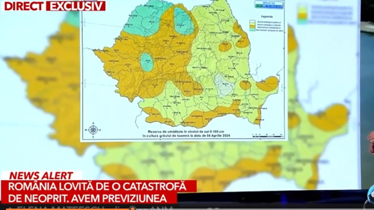Elena Mateescu, director ANM: „Vorbim la acest moment de secetă pedologică extinsă”