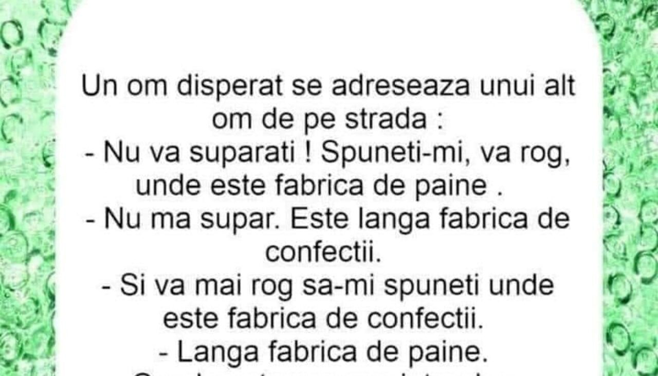 Bancul de duminică | Unde este fabrica de pâine