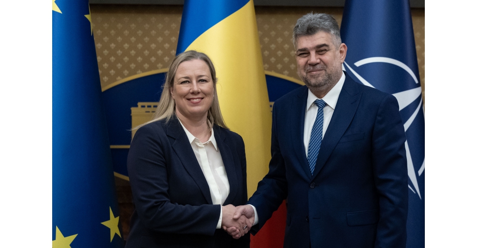 Marcel Ciolacu, discuții cu Jutta URPILAINEN privind demersurile României pentru a dezvolta proiecte la Marea Neagră în cadrul Global Gateway