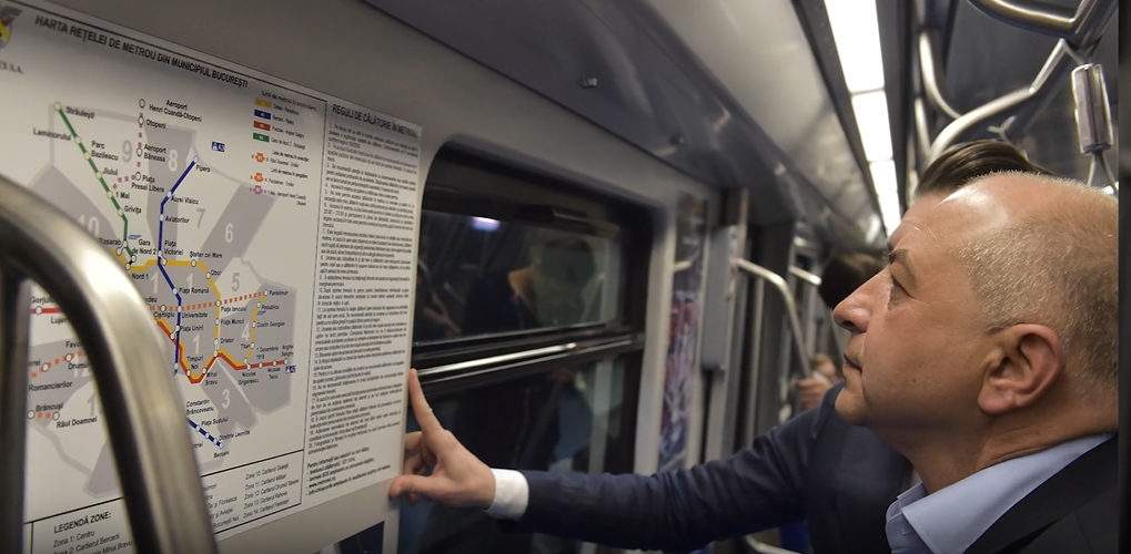 Candidatul PNL-PSD la Primăria Generală s-a plimbat cu metroul. Cătălin Cîrstoiu: „Implicarea lui Nicușor Dan e de nota 4. Trebuie exmatriculat real!”