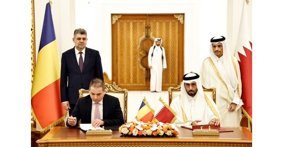 Marcel Ciolacu, la întâlnirea cu șeicul și premierul Qatarului:  ,,Am venit cu proiecte concrete în valoare totală de 15 miliarde de euro”