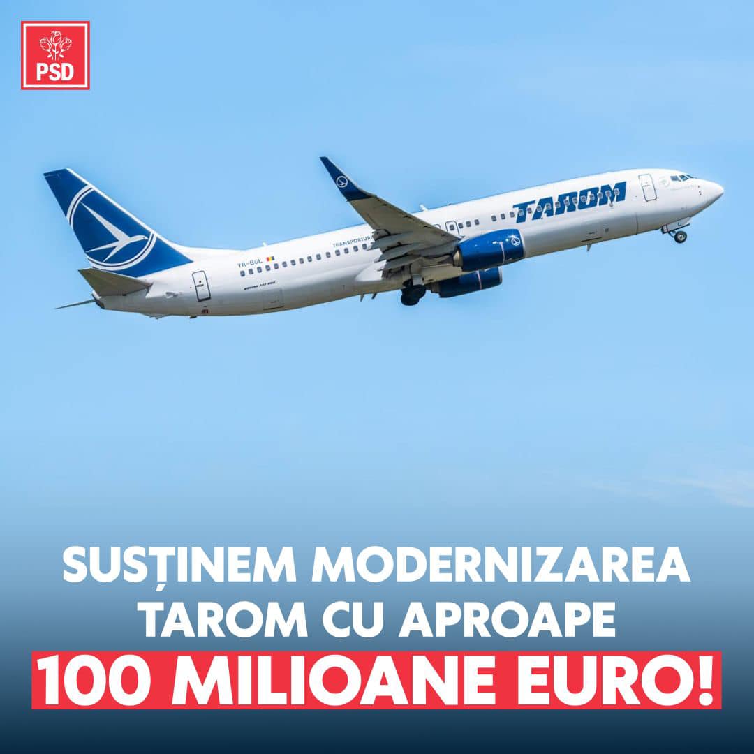 Premierul Marcel CIOLACU despre ajutorul statului pentru TAROM: Este datoria mea să susțin o companie națională românească de TRADIȚIE