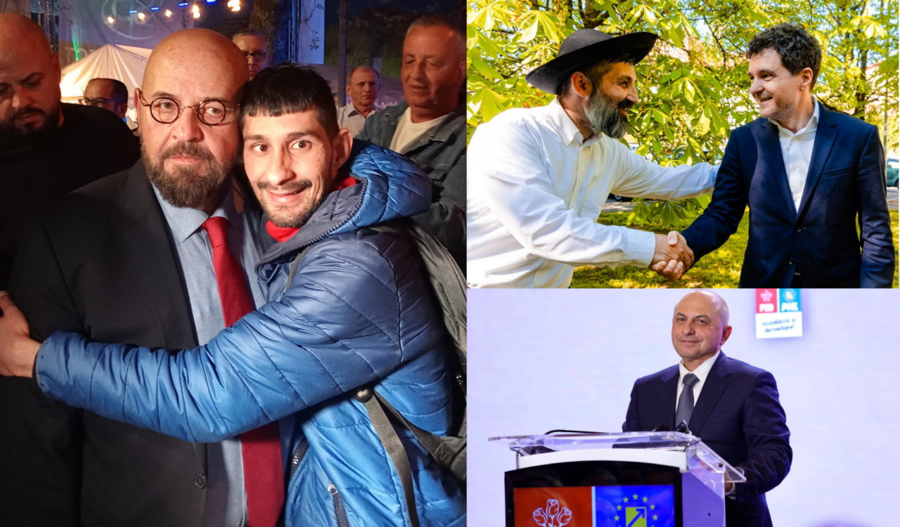 Cursa pentru Primăria Capitalei: Piedone a mărșăluit pe Calea Victoriei, Nicușor a inaugurat o piață, Cîrstoiu a ținut discurs la Spitalul Universitar