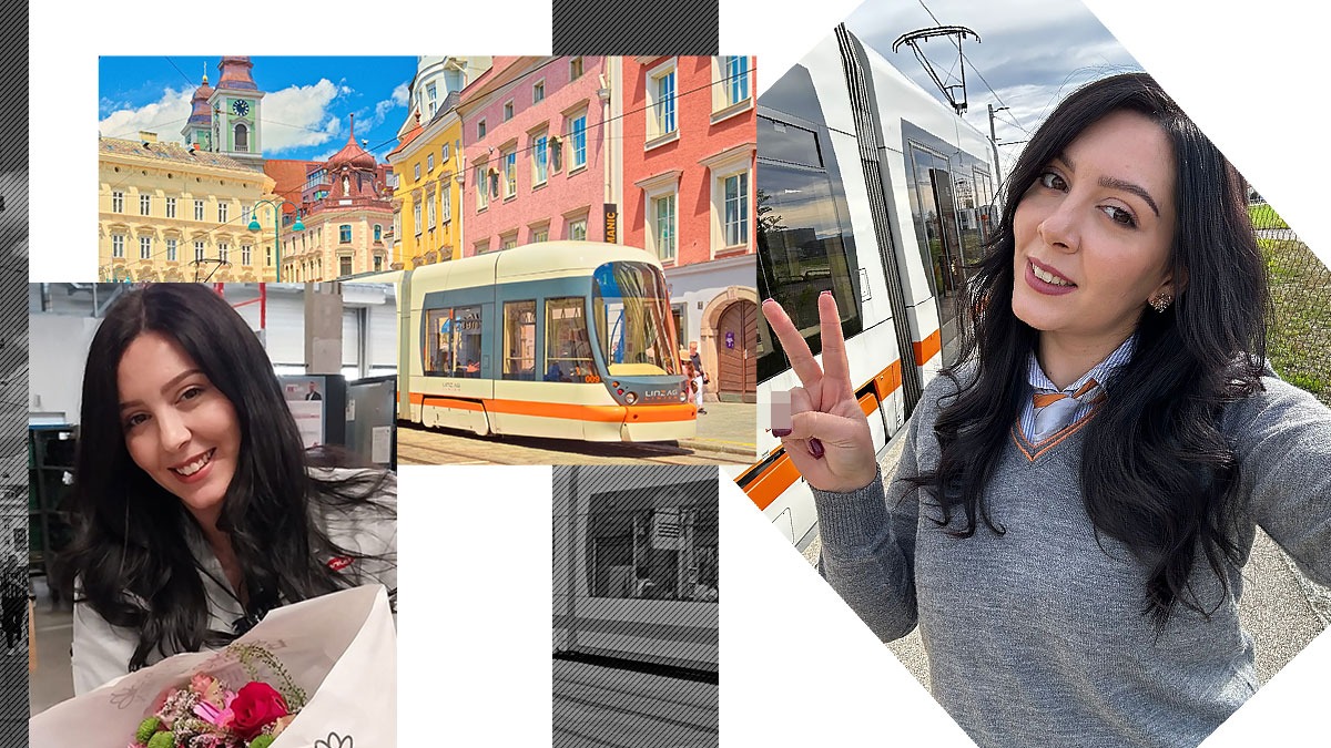 EXCLUSIV | Povestea UIMITOARE a româncei care conduce tramvaie în AUSTRIA: ”Se așteaptă un an-doi pentru un interviu”