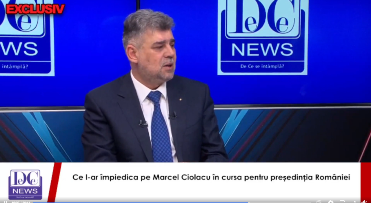 Marcel CIOLACU despre alegerile prezidențiale: S-au mai făcut planuri în sufragerie…