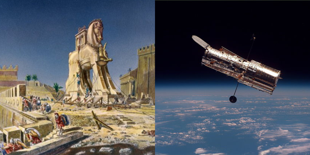 24 APRILIE, calendarul zilei: Grecii intră în cetatea Troia folosind un cal de lemn/ Lansarea în spatiu a telescopului spațial Hubble