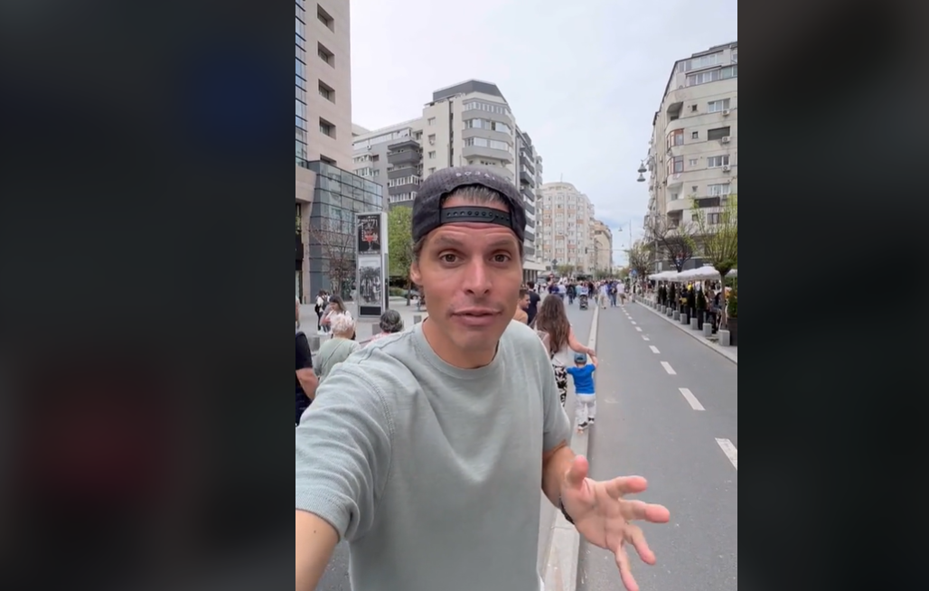Turist olandez, uimit după ce a ajuns în București: „Tocmai ce am ieșit din hotel și sunt ȘOCAT”