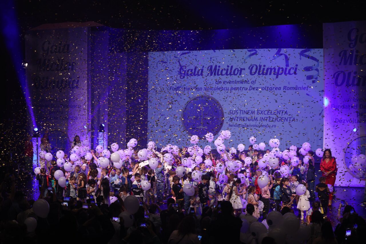 EXCELENȚA olimpicilor preșcolari, premiată de Fundația „Dan Voiculescu” pentru Dezvoltarea României