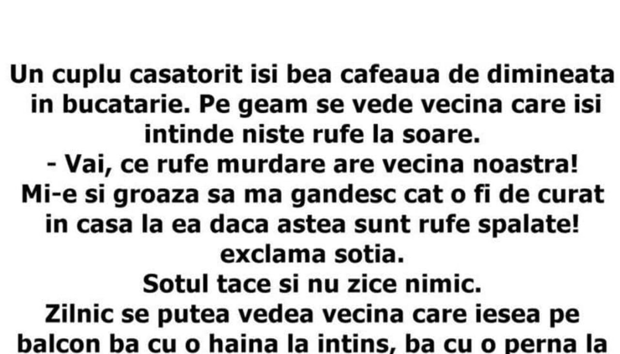 Bancul de marți | Cuplul căsătorit și vecina de vis-a-vis