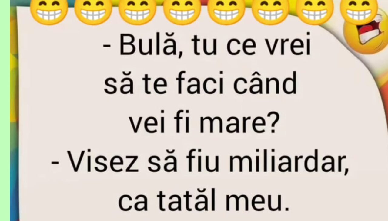 BANC | „Bulă, tu ce vrei să te faci când o să fii mare?”
