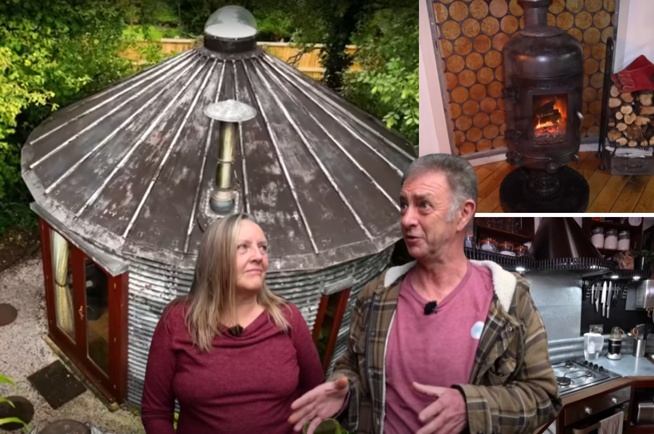 Cuplul care a transformat un SILOZ cumpărat cu 6 lei în casa visurilor lor în 6 ani: „Am trăit aproape de natură”. Cât a costat renovarea?