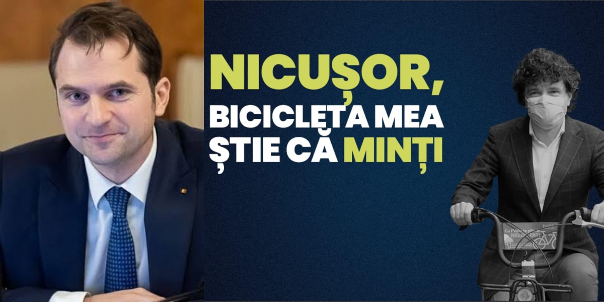 Sebastian Burduja, despre EȘECUL lui Nicușor Dan, cu privire la pistele pentru bicicliști: „Nicușor, bicicleta mea știe că minți”