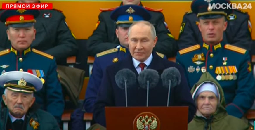Parada FASTUOASĂ la Moscova de 9 mai. Putin acuză Occidentul că ,,încearcă să denatureze adevărul despre cel de-al Doilea Război Mondial”