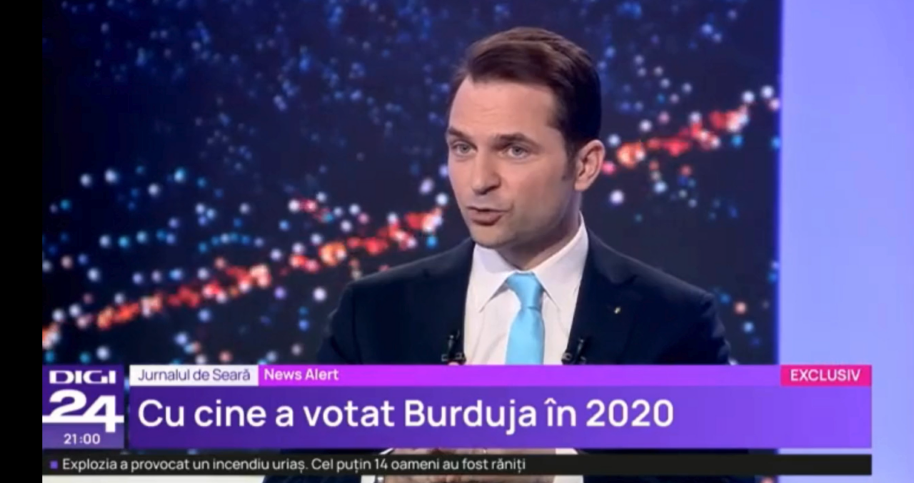 Sebastian BURDUJA, despre susținerea PNL față de Nicușor Dan în 2020: „L-am votat pe Nicușor Dan. Din păcate a fost o dezamăgire”