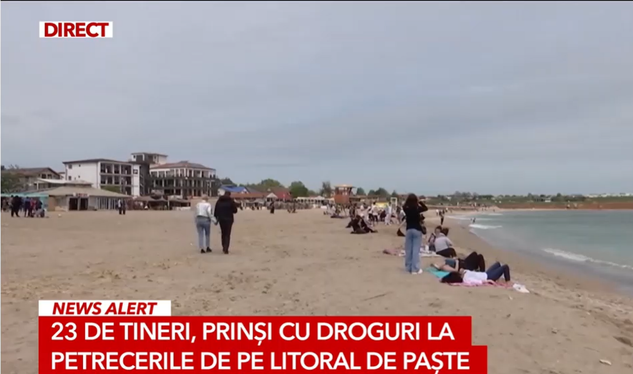 23 de persoane au fost prinse cu droguri la petrecerile de pe litoral, în Mamaia și Vama Veche