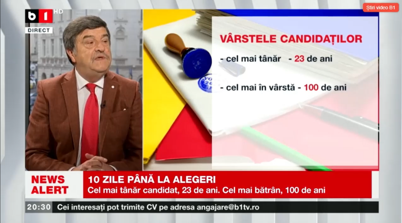 Șeful Autorității Electorale Permanente: „Avem CANDIDAȚI de 23 de ani, dar și de peste 100 de ani”