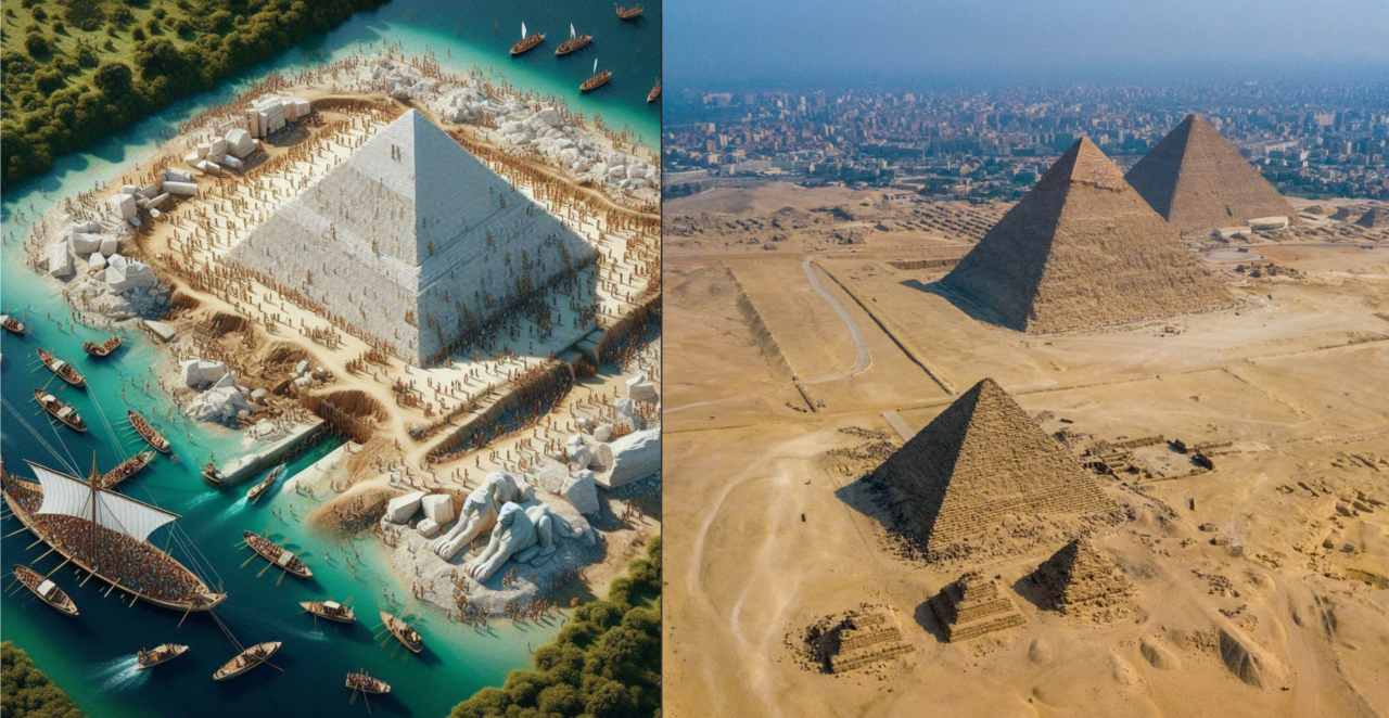 Arheologii au aflat cum au fost construite piramidele egiptene