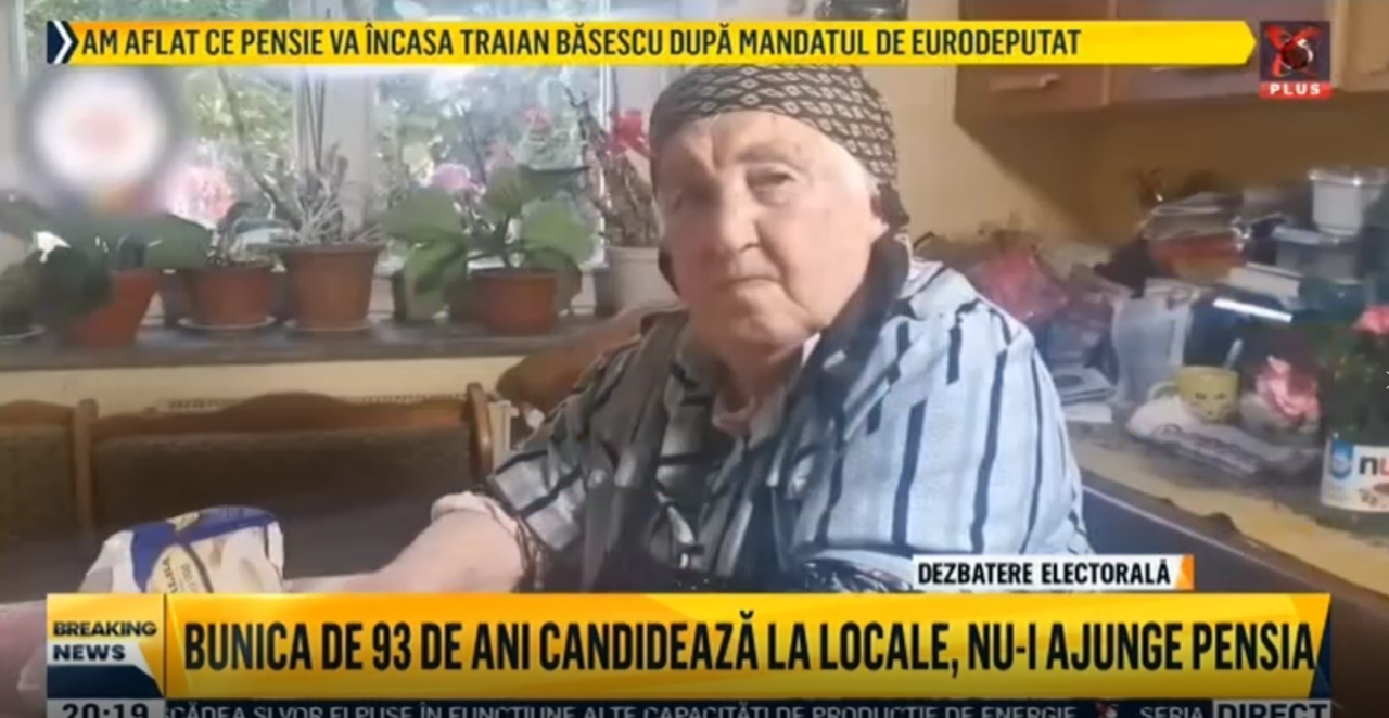 O bunică de 93 ani intră în cursa pentru consiliul local din SIBIU