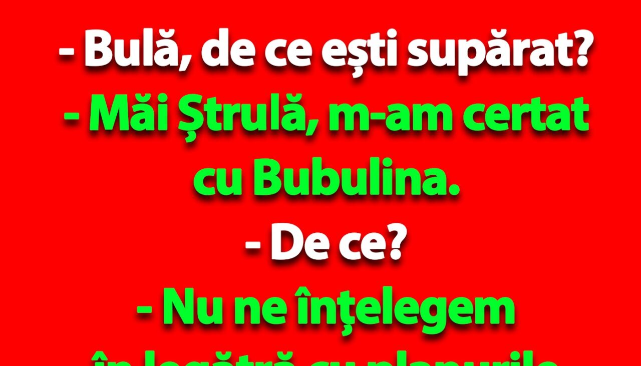 BANC | Bulă, Ștrulă și planurile de vacanță