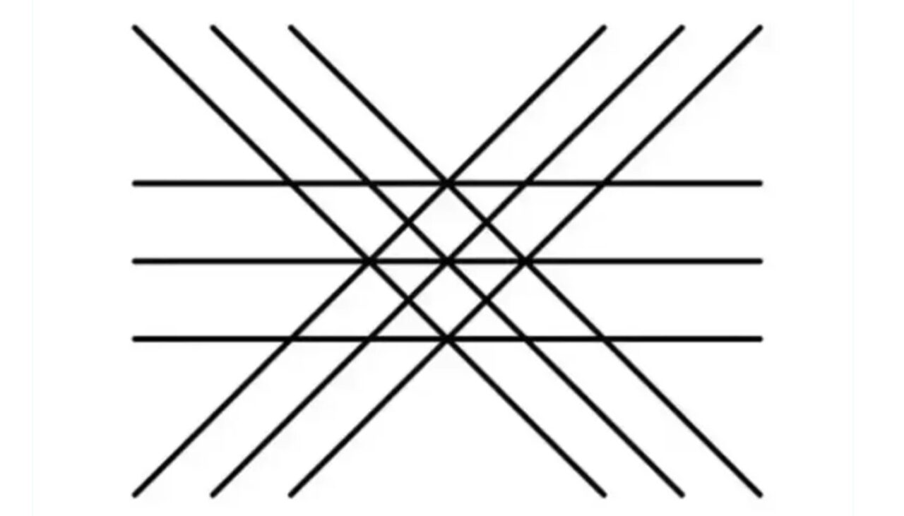 Test de inteligență | Doar geniile pot răspunde corect: Câte triunghiuri sunt, în total, în această poză?