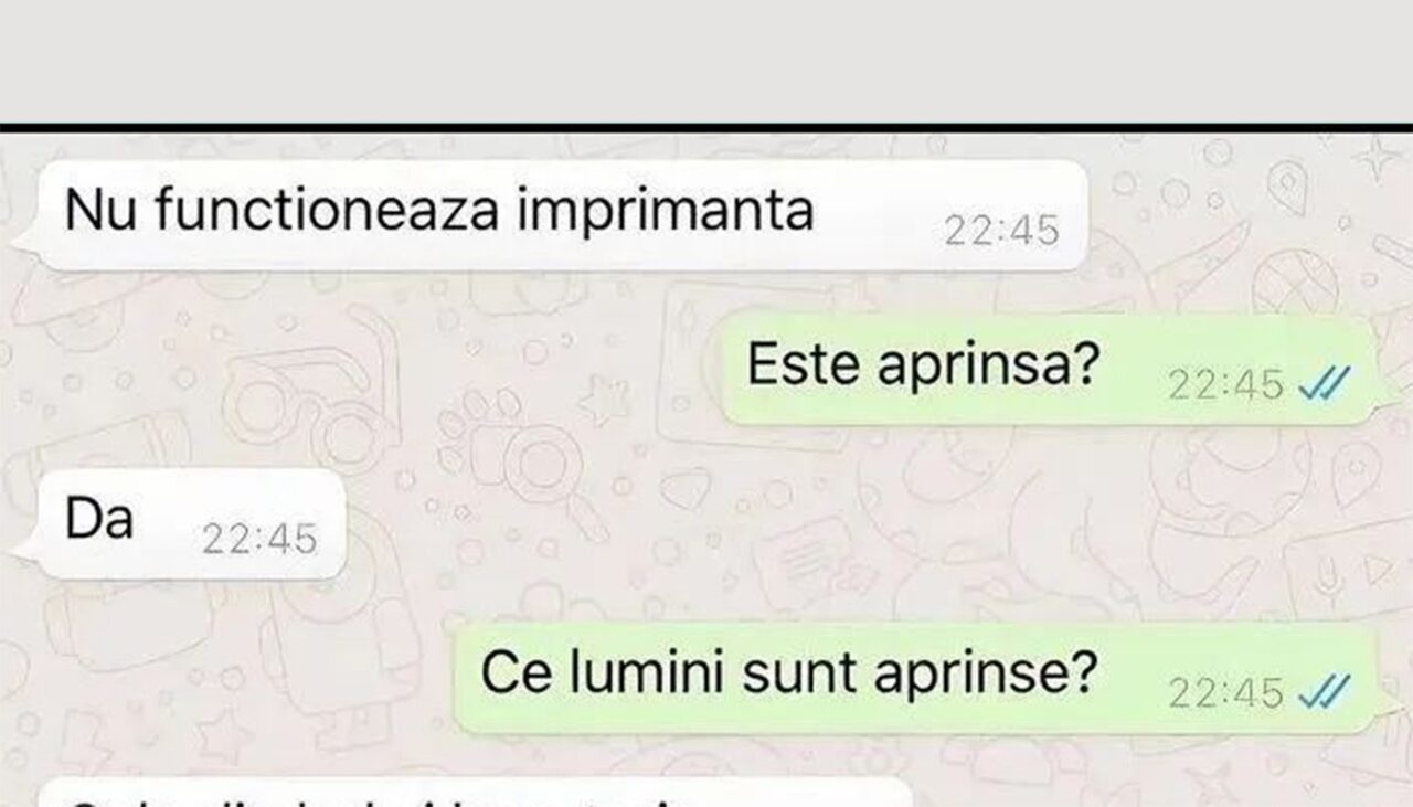 Bancul de miercuri | S-a stricat imprimanta