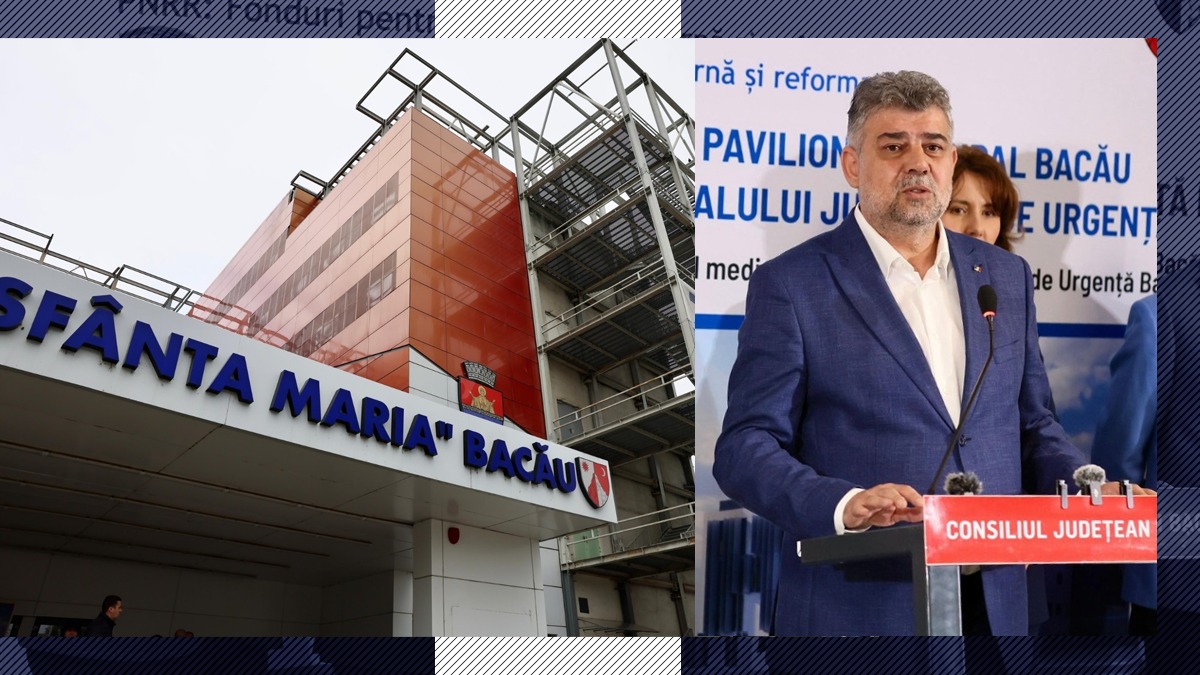 ADEVĂRUL despre spitalul din Bacău / Marcel CIOLACU: Am aflat că a aterizat un spital umflat pe undeva. Am reparat toată GREȘEALA administrativă