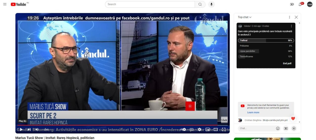 POLL Marius Tucă Show: „Care este principala problemă care trebuie rezolvată în Sectorul 2?”