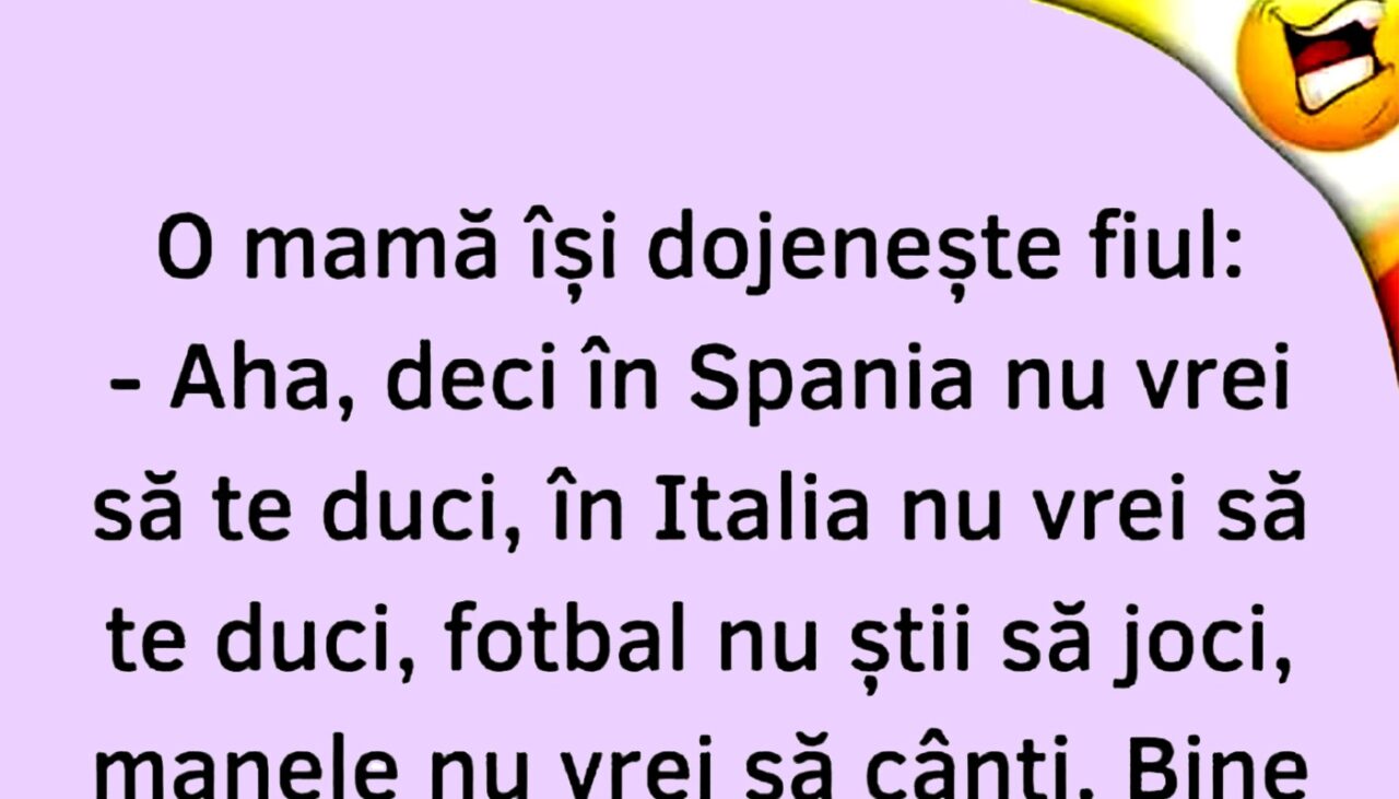 Bancul de vineri | Dojeneală maternă