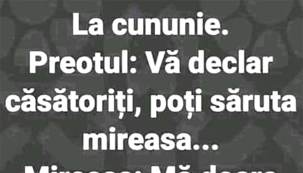 Bancul de vineri | La cununie