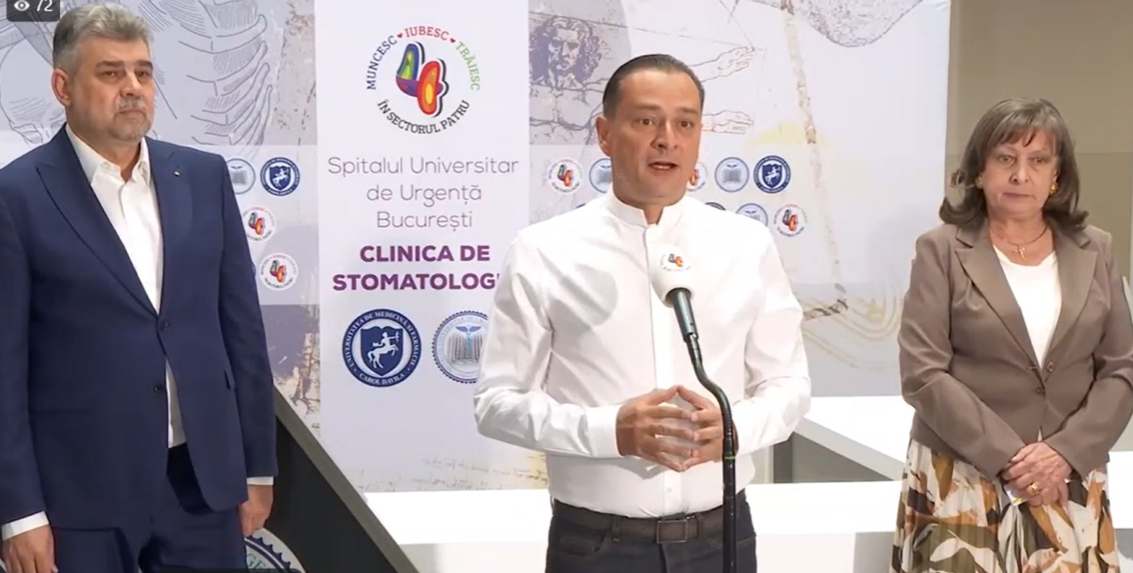 Daniel Băluță inaugurează clinica de STOMATOLOGIE, perla administrației din sectorul 4: „Un ajutor pe care îl oferim în întregime comunității”