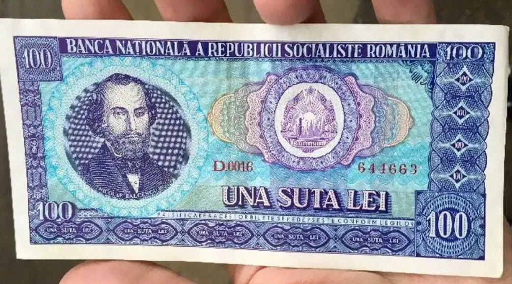Suma ireală cu care se vinde o bancnotă veche de 100 de lei cu chipul lui Nicoale Bălcescu