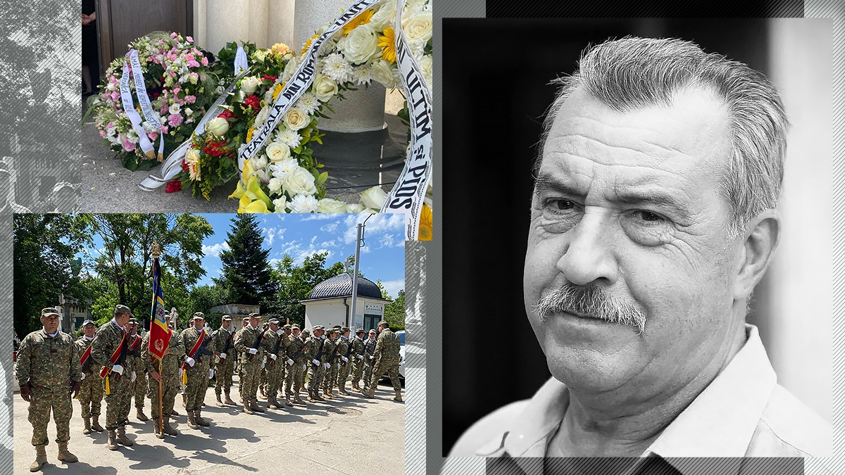 Zeci de oameni l-au condus pe ultimul drum pe Costel Constantin. „S-a dus cel mai generos actor. Era penultimul mohican din generația de aur”