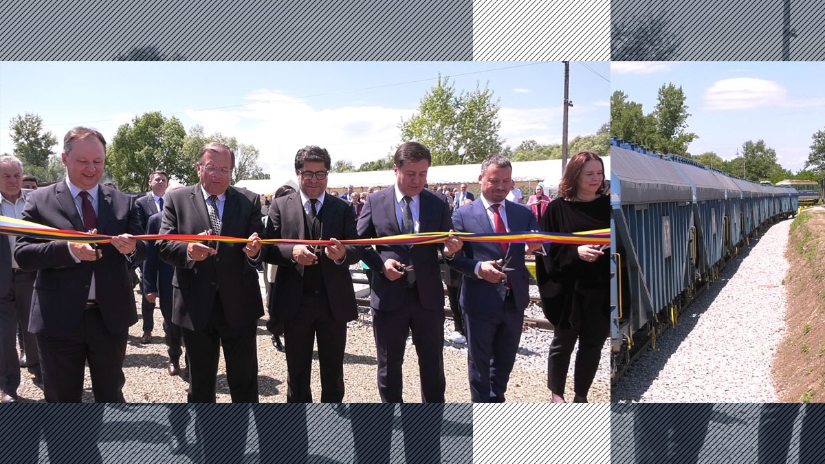 Cel mai mare TERMINAL de transbordare a cerealelor din Europa a fost inaugurat la Dornești. Gruia Stoica:”Investiția a fost de 10 milioane de euro”