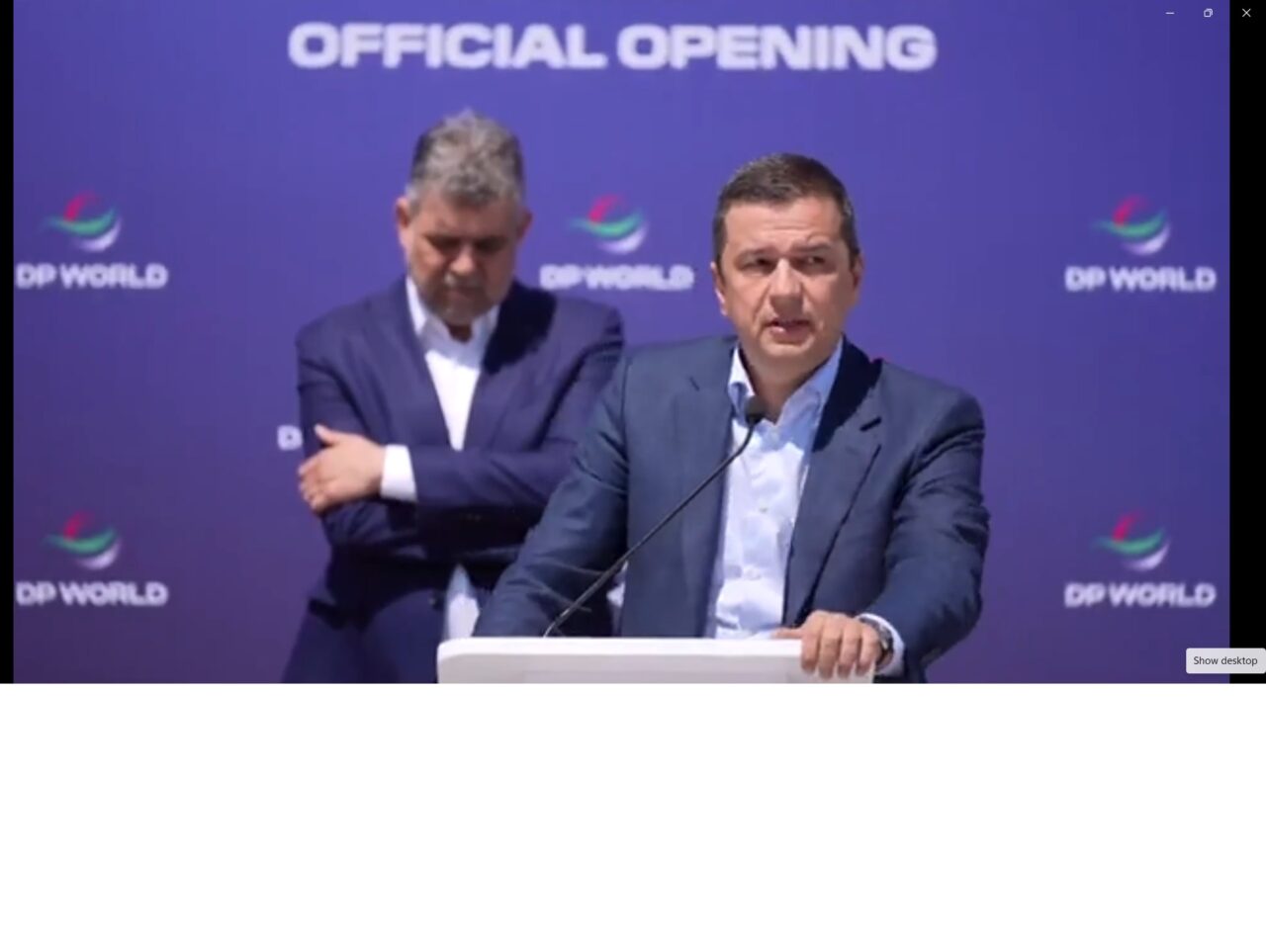 Ministrul Sorin GRINDEANU la CONSTANȚA: Nu cred că trebuia să vină CURTEA de CONTURI să spună că a fost sub POTENȚIAL capacitatea PORTULUI