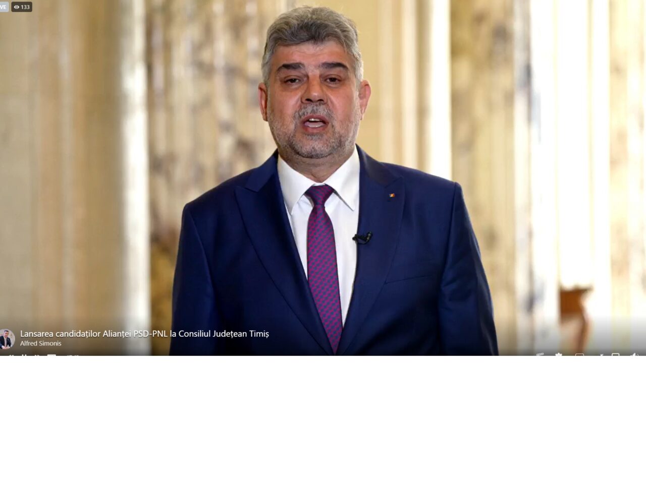 Marcel CIOLACU îi urează succes lui Alfred SIMONIS / “Mult succes, Freddy, mult succes, domnule Robu!
