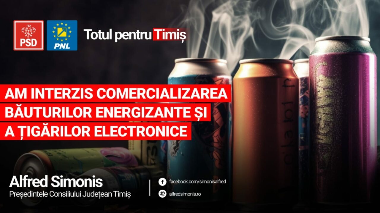 Deputatul Alfred SIMONIS a inițiat legile care apără SĂNĂTATEA copiilor/S-a INTERZIS vânzarea de ENERGIZANTE și țigări electronice minorilor