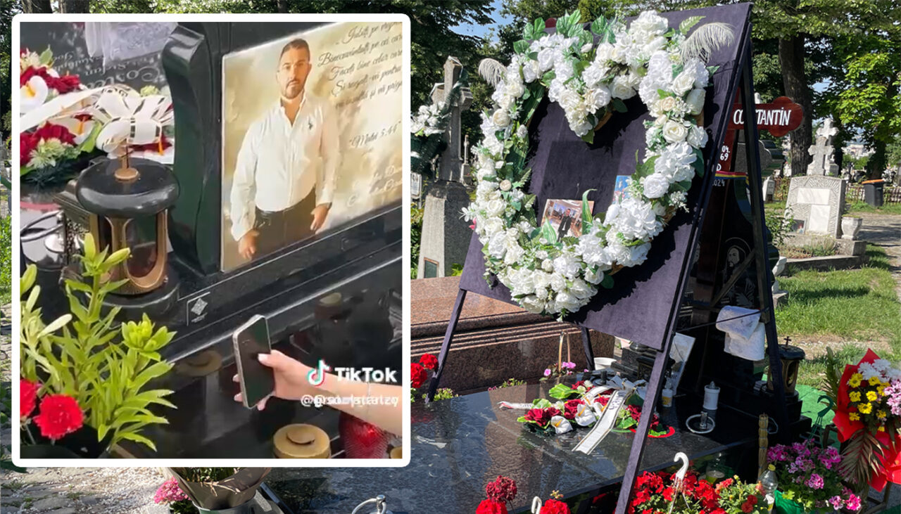 Un cod QR a apărut pe mormântul lui Costel Corduneanu din cimitirul Eternitatea. Unde duce link-ul