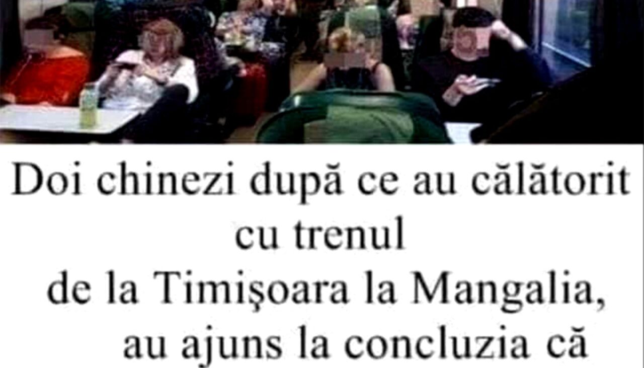 Bancul de duminică | Doi chinezi, cu trenul în România