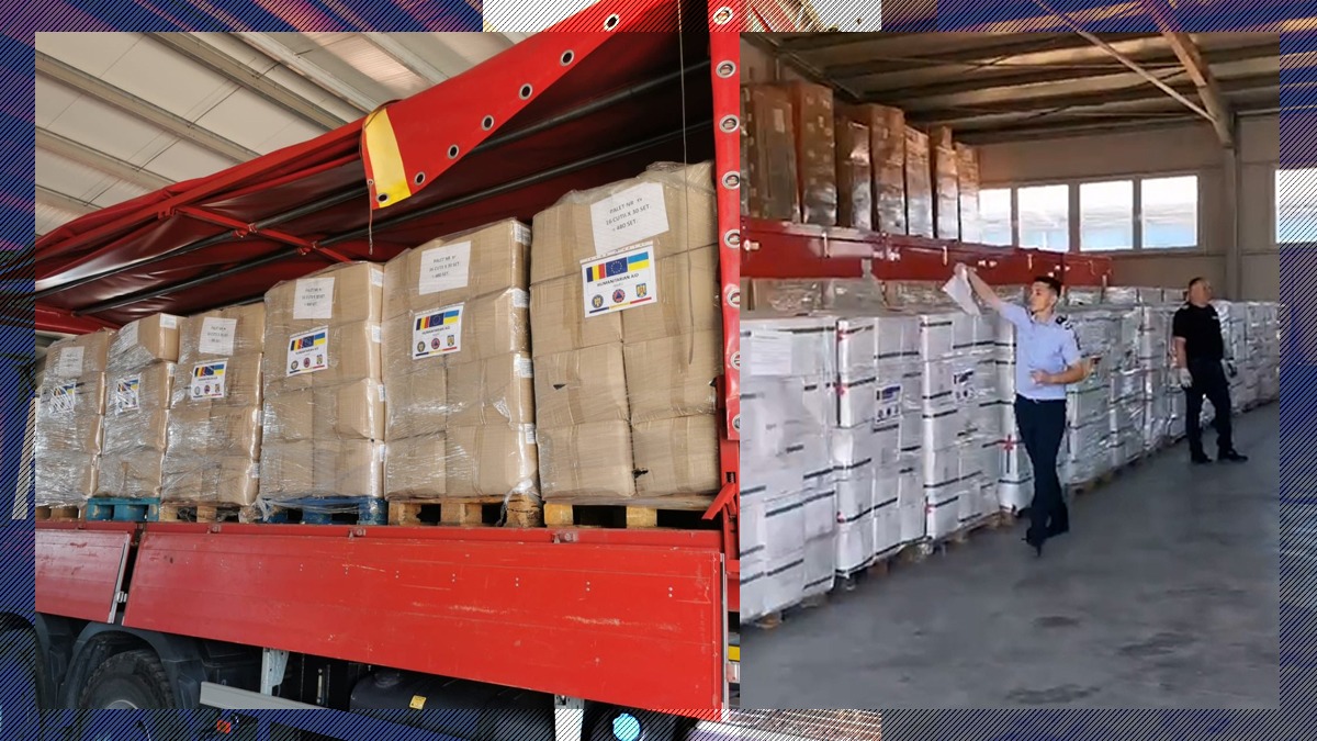 România continuă să ofere SPRIJIN umanitar Ucrainei. Un transport cu 16.000 de kituri de igienă a plecat spre HUB-ul logistic de la Suceava