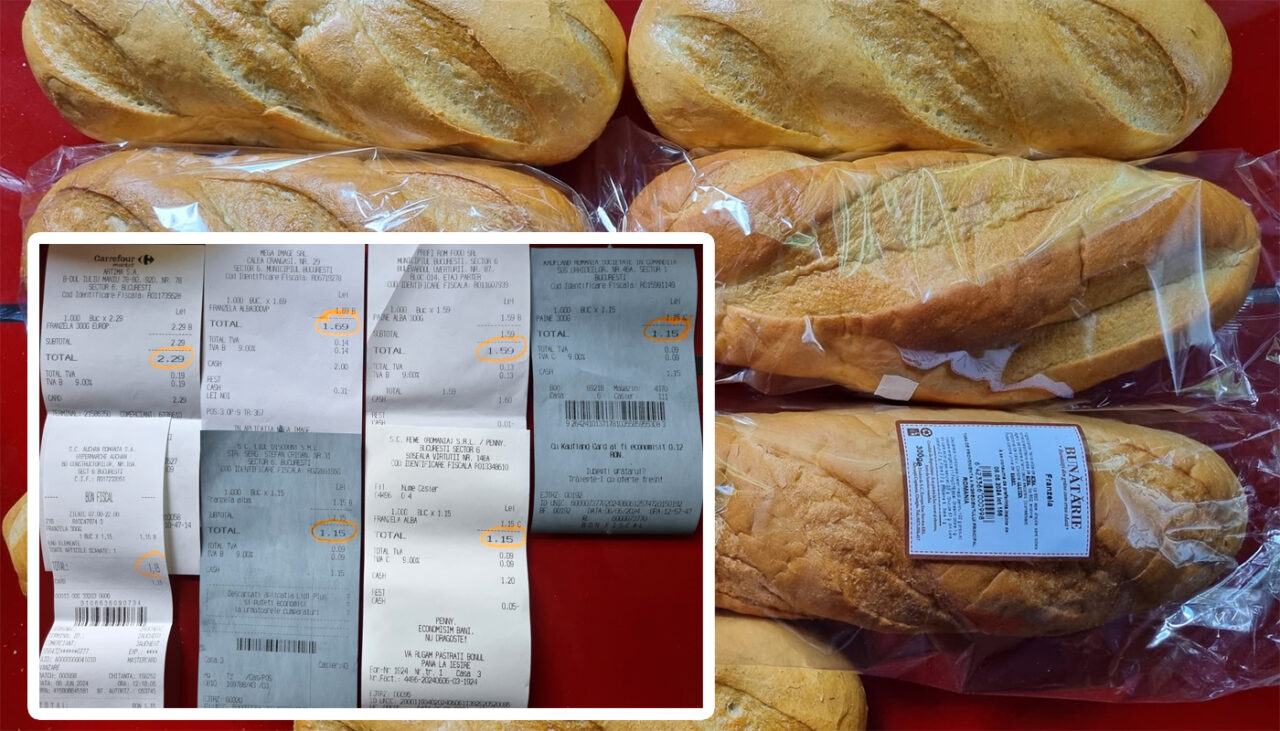 Supermarketul din România cu cele mai MICI prețuri la pâine: Carrefour, Mega Image, Profi, Auchan, Kaufland, Penny sau LIDL?