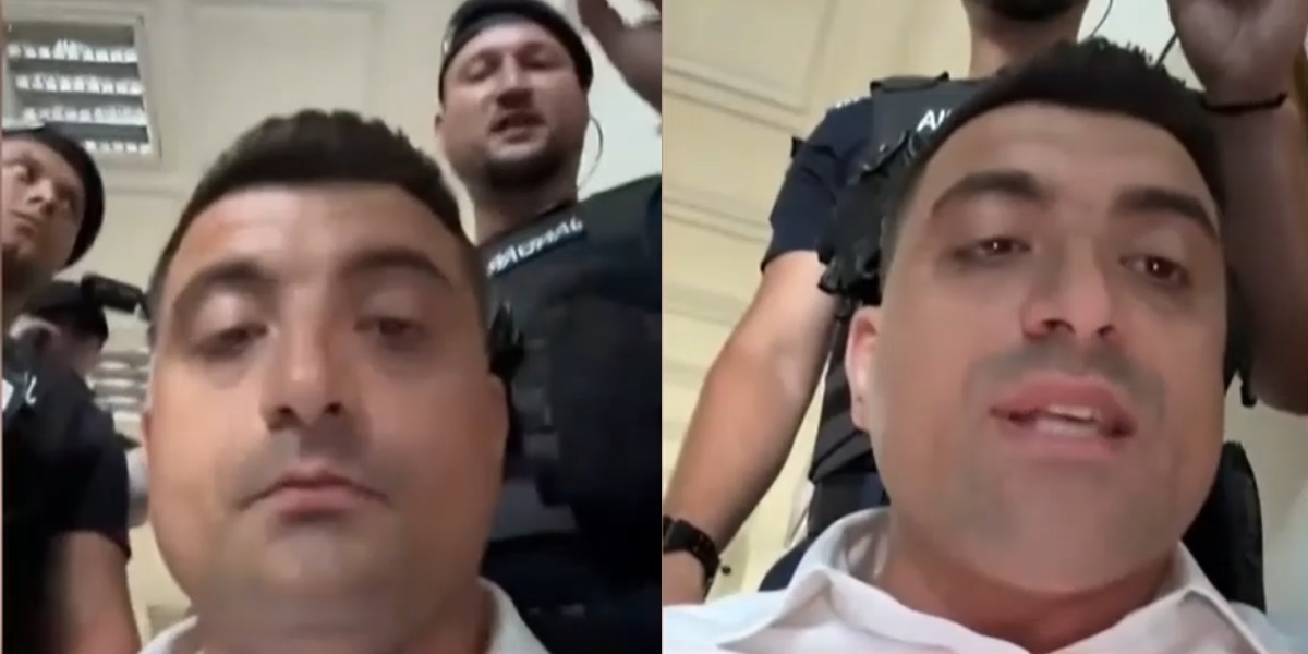 George Simion, EVACUAT de jandarmi din sediul Parchetului General, după ce a discutat cu procurorul din dosarul Elodia: „Ne-au păcălit”