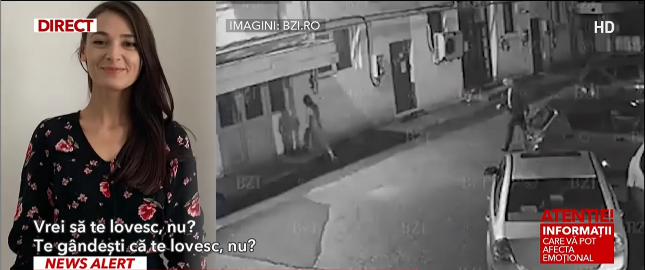 ÎNREGISTRĂRI șocante cu ultimele clipe din viața avocatei gravide, aruncate de la etaj: „Fix în burtă m-ai lovit”