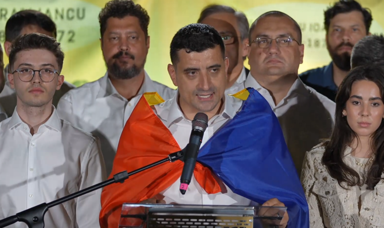 George Simion (AUR) declară că ignoră exit-poll-urile „veninoase” și așteaptă rezultatele finale
