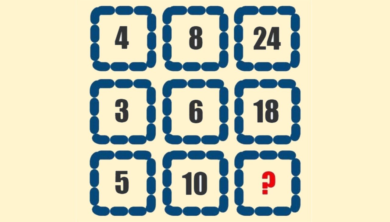 TEST IQ | Ce număr trebuie să apară în locul semnului întrebării?