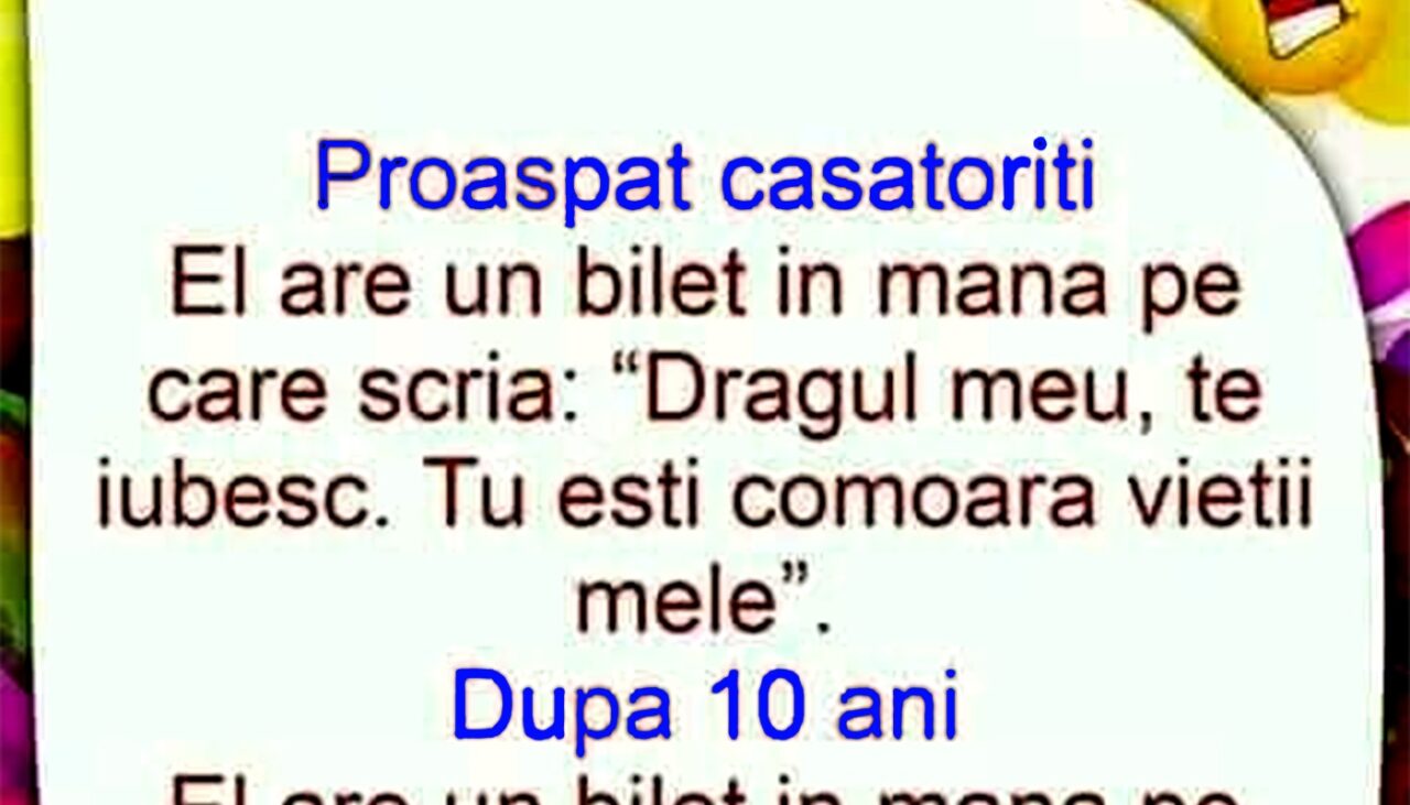 Bancul de duminică | „Proaspăt căsătoriți” VS „După 10 ani”