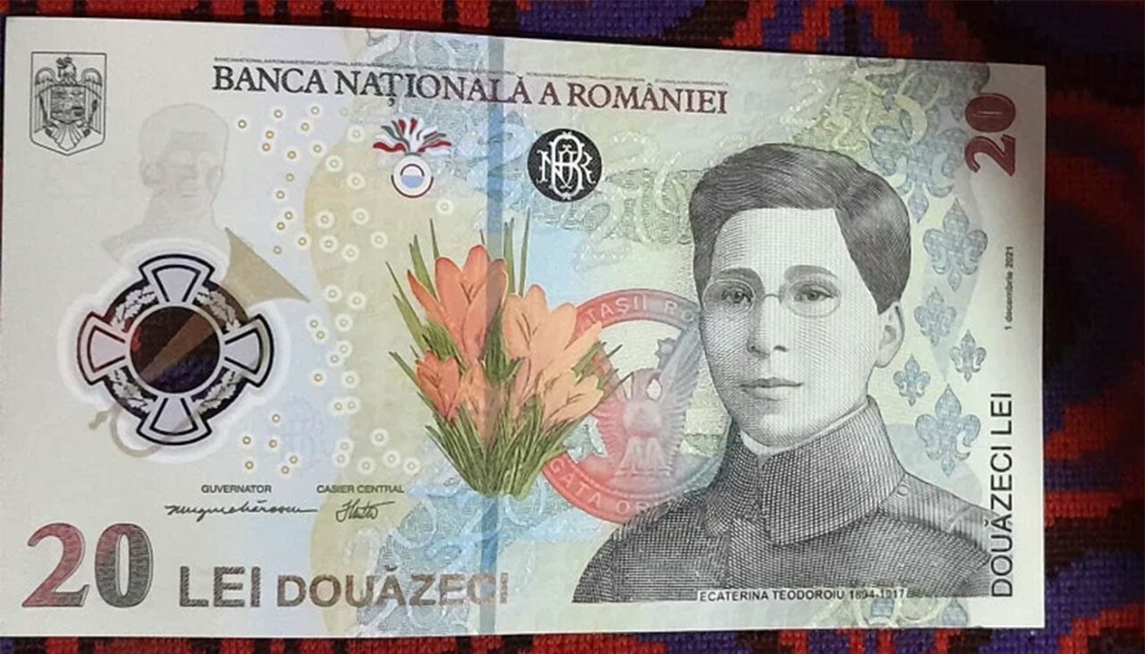 Unde au dispărut bancnotele de 20 lei din 2021, cu chipul Ecaterinei Teodoroiu? Suma uriașă cu care se vând acum, în iunie 2024