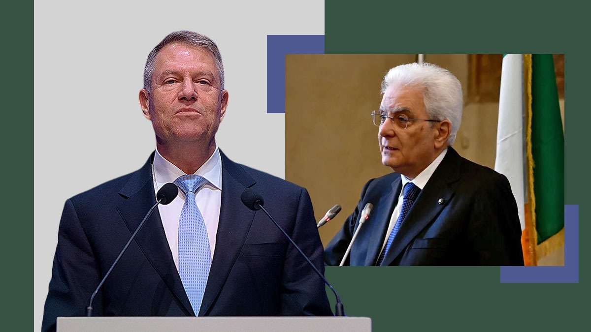 Sergio Mattarella, în vizită oficială la București / Președintele Italiei este primit de Klaus Iohannis